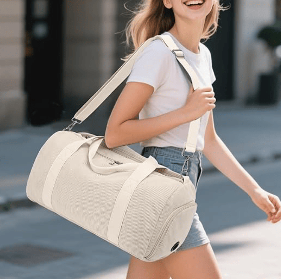 Beige Women's Travel Bag - ELVA