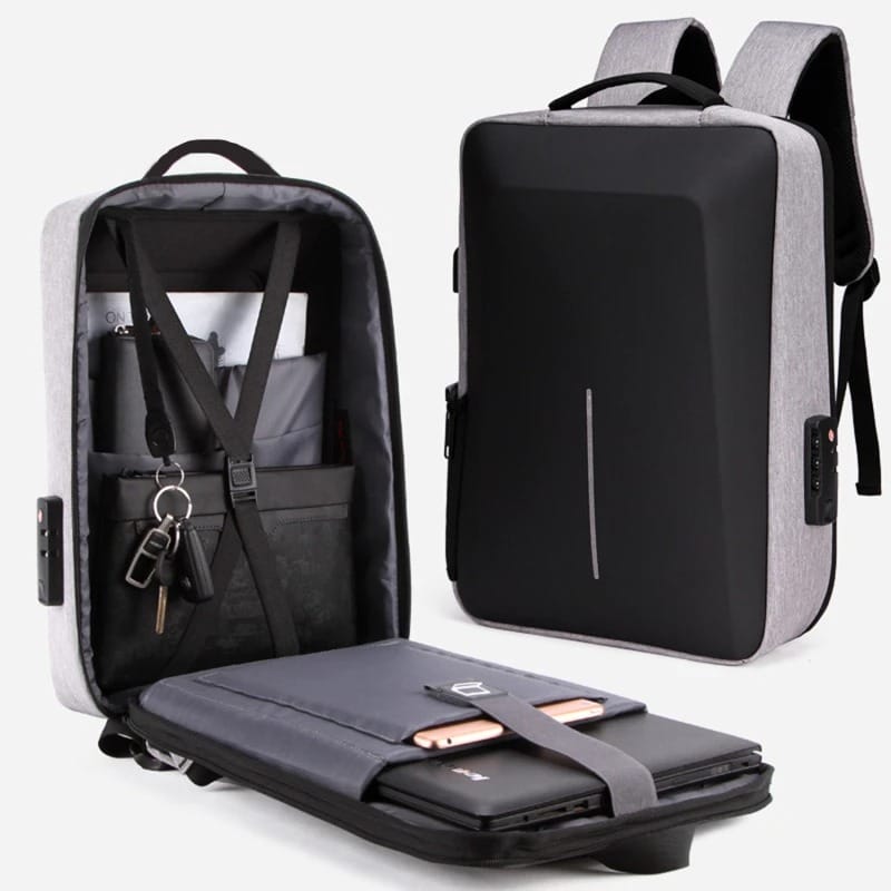 Black Computer Backpack - ALEX