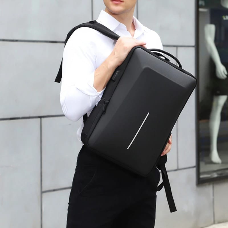 Black Computer Backpack - ALEX