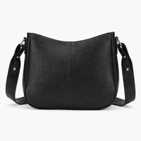 Black Trendy Shoulder Bag - TAYA