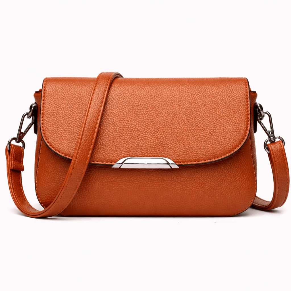 Brown Shoulder Handbag - ELEK
