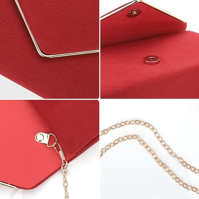 Clutch Handbag Red - SENA