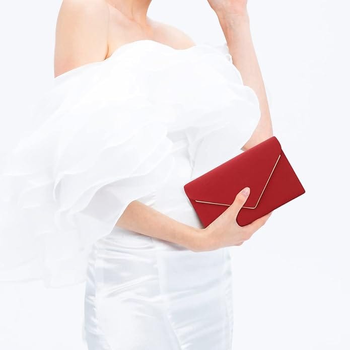 Clutch Handbag Red - SENA