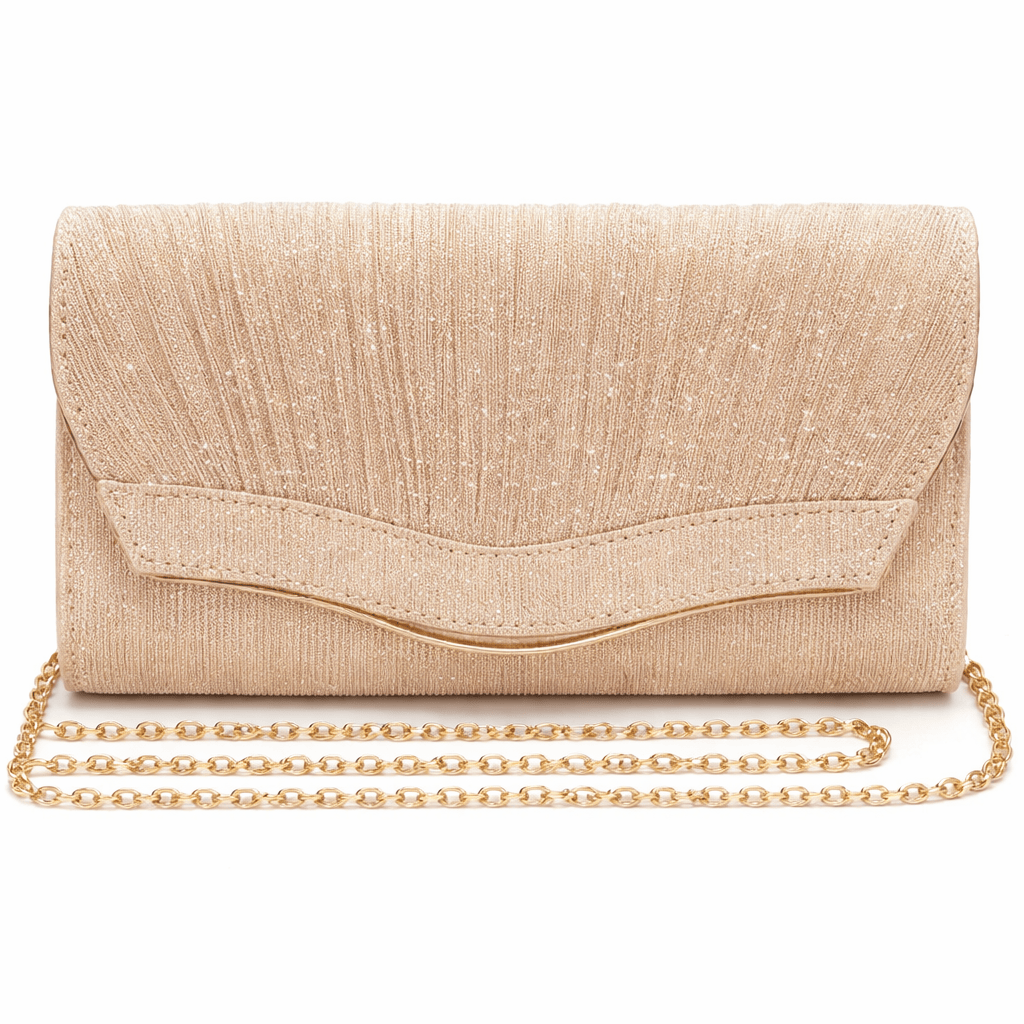 Golden Handbag Clutch - RINA