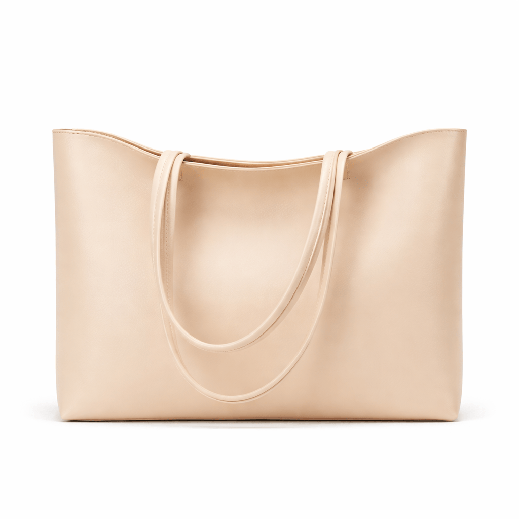 Large Beige Handbag - MEVA