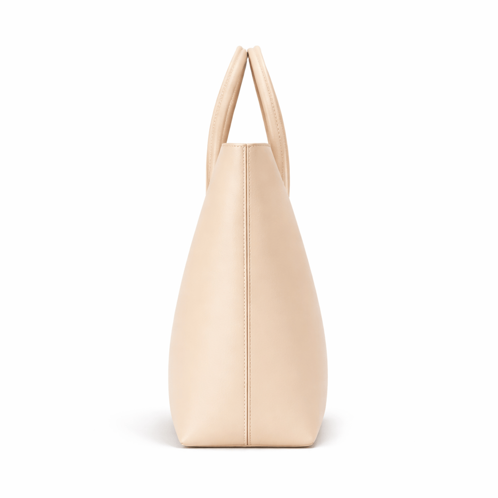 Large Beige Handbag - MEVA