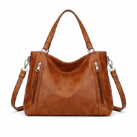 Large Brown Handbag - LEVA