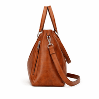 Large Brown Handbag - LEVA