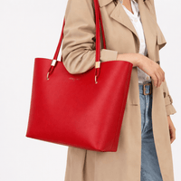 Large Red Handbag - KEVA