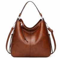 Large Shoulder Bag for Women in Faux Leather - AXEL