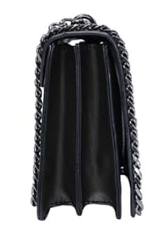 Leather Chain Shoulder Bag - KIRA