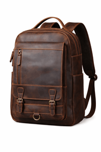 Leather Computer Bag - BOBB