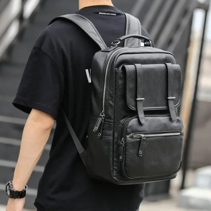 Luxury Leather Backpack - SEYO