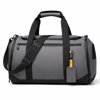 Men's Gray Sports Bag - FRED