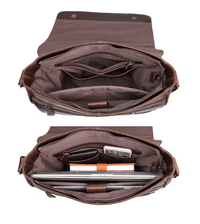 Men's Leather Shoulder Bag - LOIS