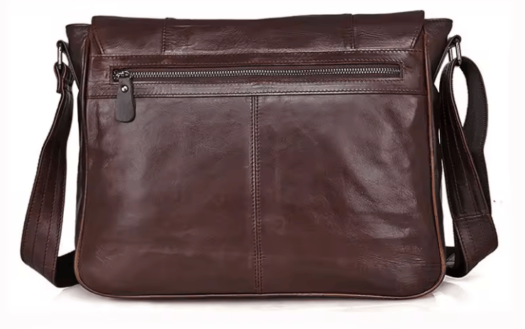 Men's Leather Shoulder Bag - LOIS