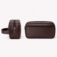 Men's Leather Toiletry Bag - NORA