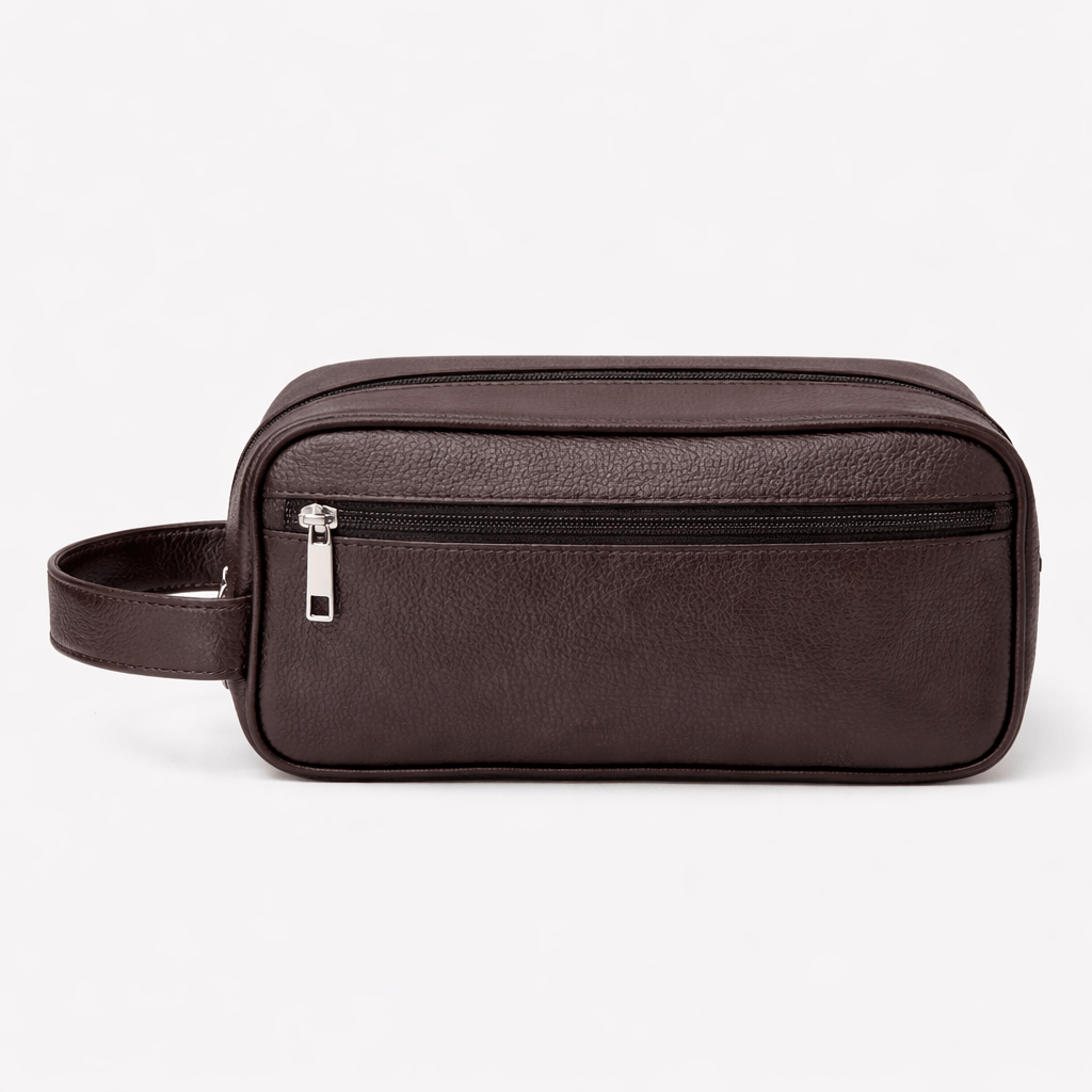 Men's Leather Toiletry Bag - NORA