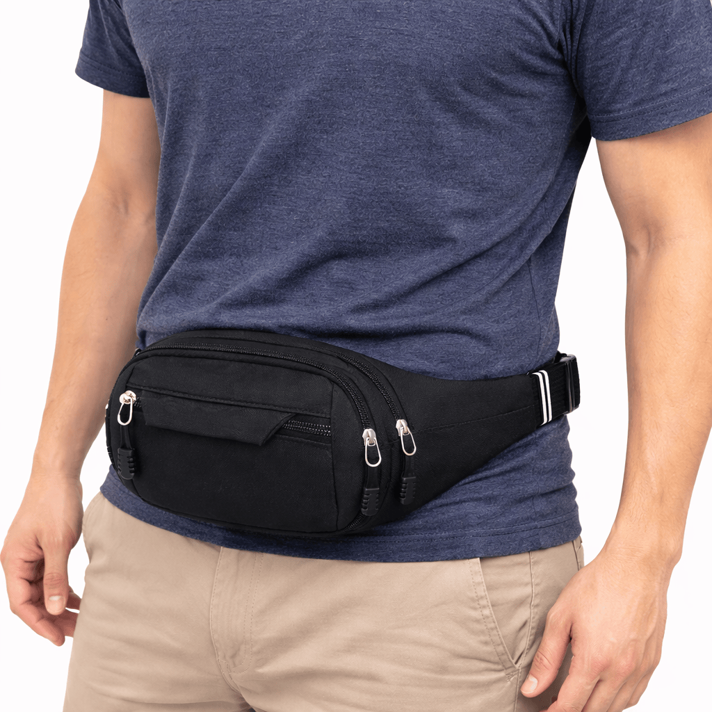 Men's multi-pocket fanny pack - VYRO