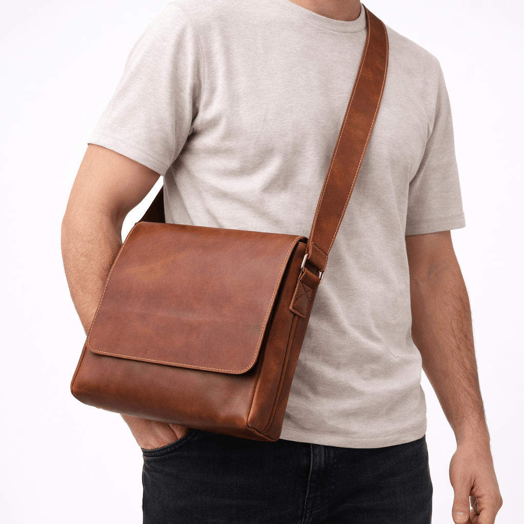 Men's Work Shoulder Bag - CHRIS