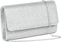 Silver Clutch Handbag - WINA