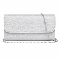 Silver Clutch Handbag - WINA