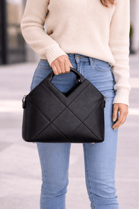 Small Black Handbag - ALMA