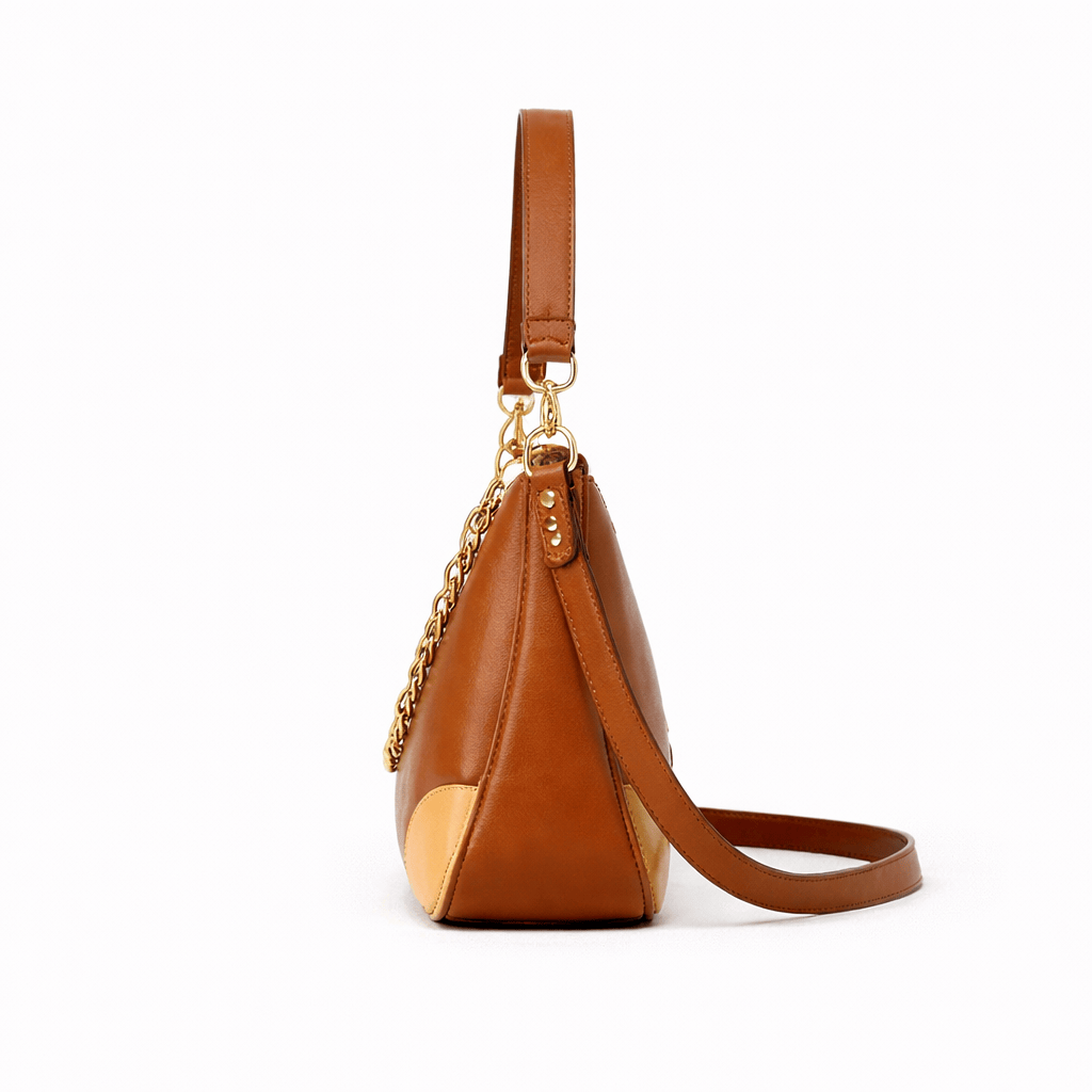 Small Brown Handbag - BELINA