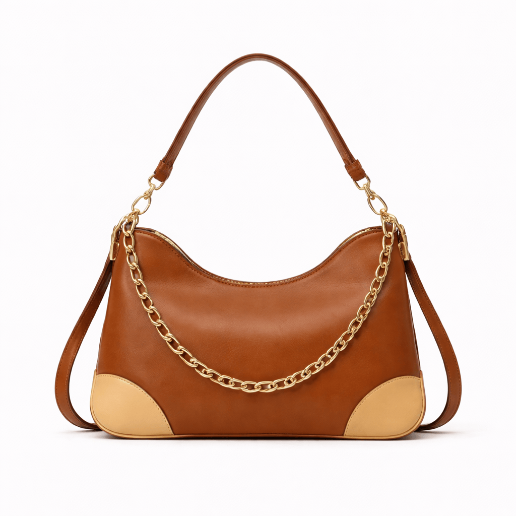 Small Brown Handbag - BELINA