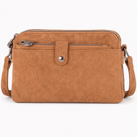 Trendy Leather Shoulder Bag - YUNA