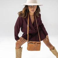 Trendy Leather Shoulder Bag - YUNA