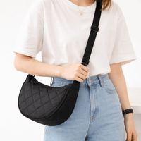 Trendy Quilted Shoulder Bag - Yaya