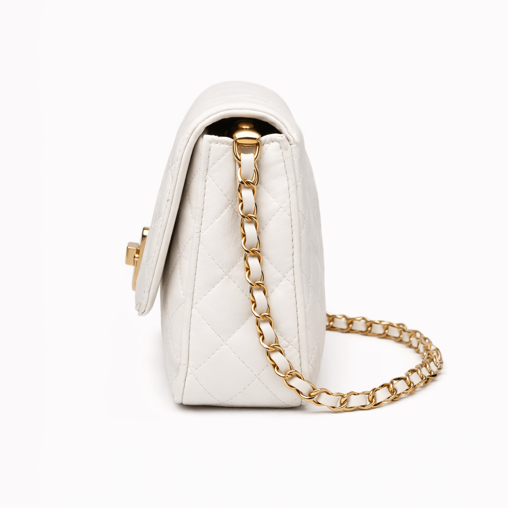 Trendy White Shoulder Bag - XAYA