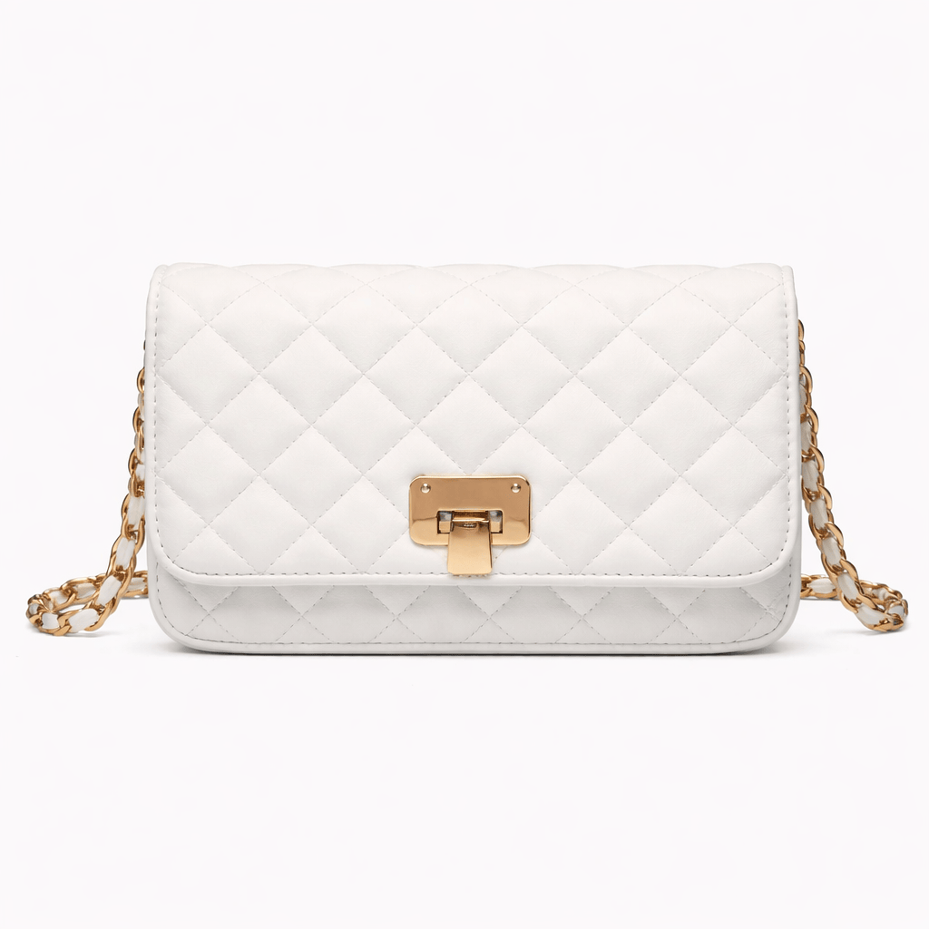Trendy White Shoulder Bag - XAYA