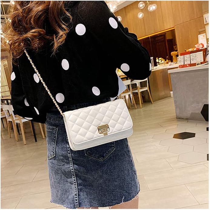 Trendy White Shoulder Bag - XAYA