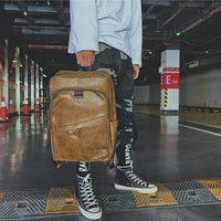 Vintage Leather Backpack - FELIX