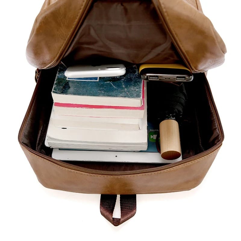 Vintage Leather Backpack - FELIX