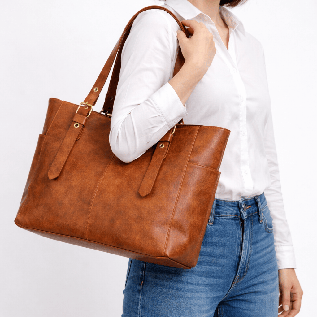 Vintage Leather Handbag - SANA