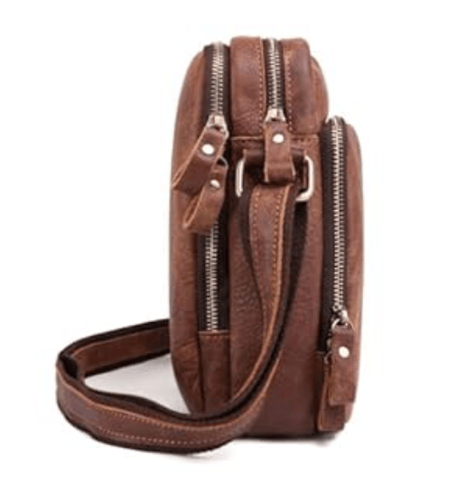 Vintage Leather Shoulder Bag - CLEO