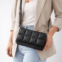 Women's Black Handbag - LINA