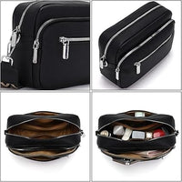 Women's Black Shoulder Bag - AINA
