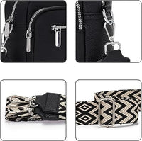 Women's Black Shoulder Bag - AINA