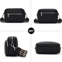Women's Black Shoulder Bag - AINA