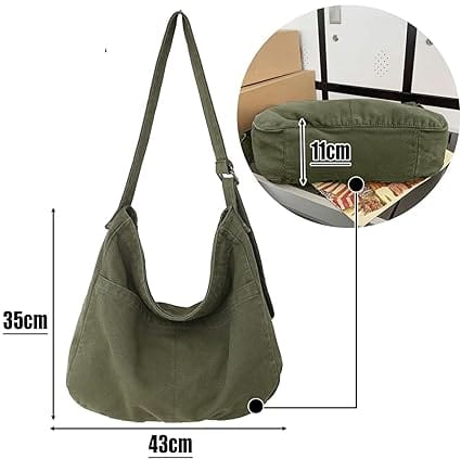 Women's Canvas Shoulder Bag - PAYA