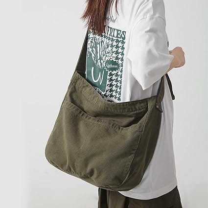 Women's Canvas Shoulder Bag - PAYA