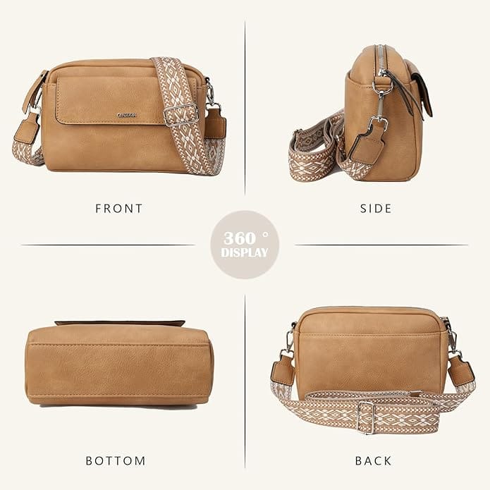 Women's Leather Shoulder Bag - TINA