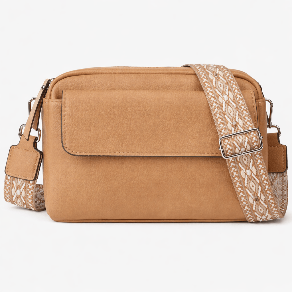 Women's Leather Shoulder Bag - TINA