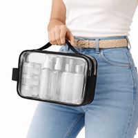 Women's Transparent Airplane Toiletry Bag - CRUZ