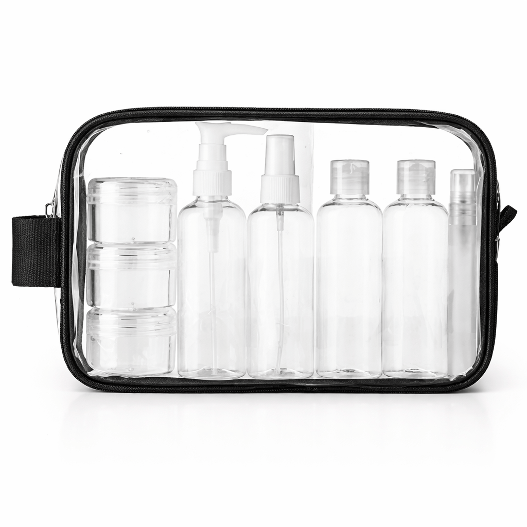Women's Transparent Airplane Toiletry Bag - CRUZ